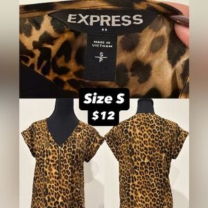 Express Animal Print Women's Blouse